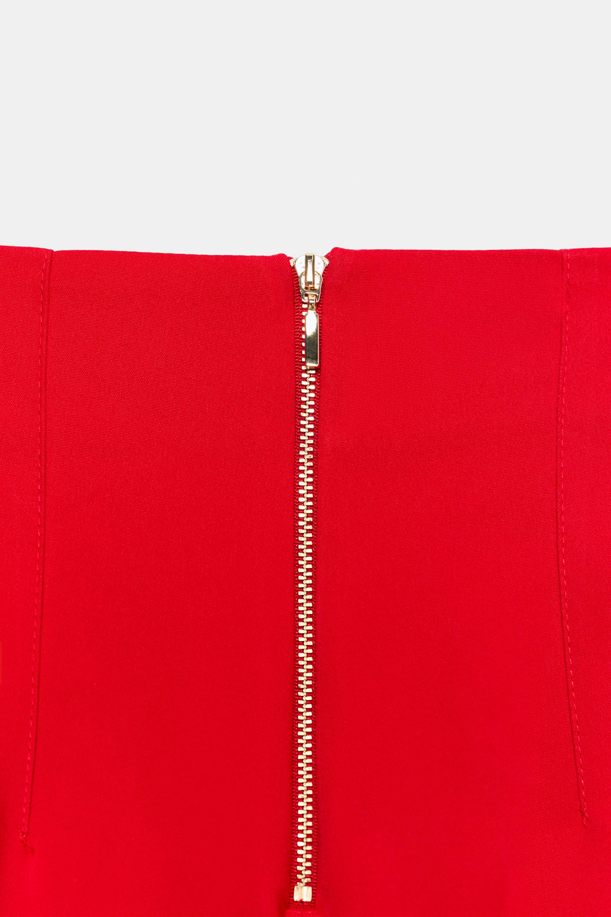 HIGH-WAISTED PANTS WITH BACK ZIP
